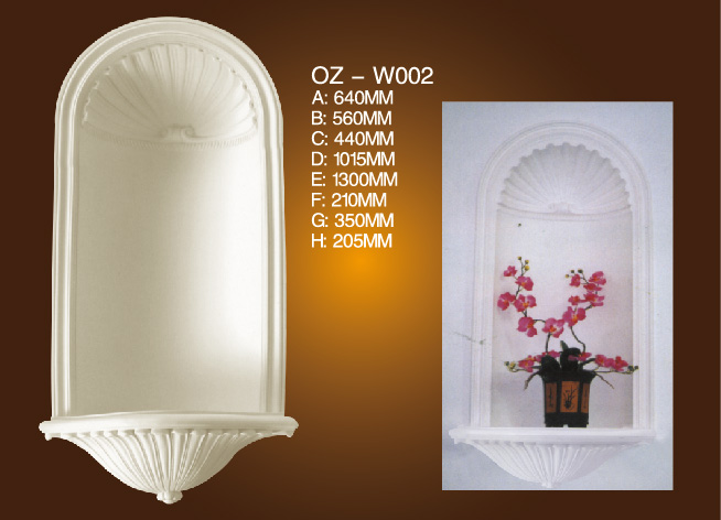 High Quality Pu Cornices Mouldings -
 Combination Fireplace Wall Cage OZ-W002 – Ouzhi